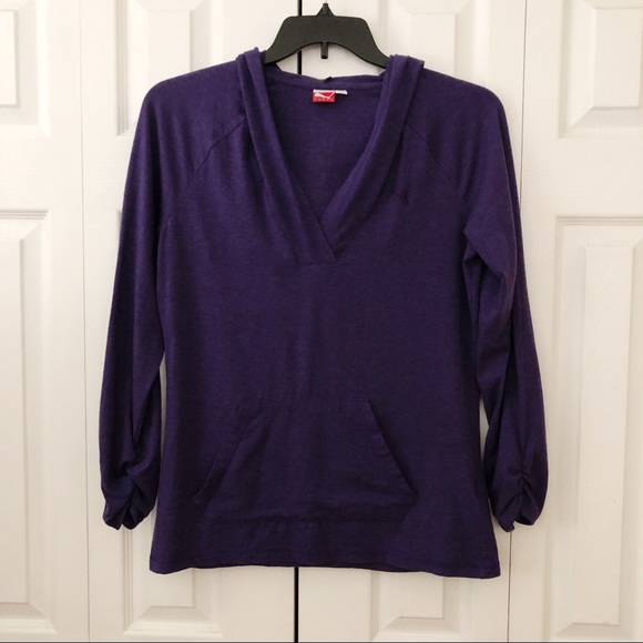 Puma Sweaters - Puma Purple Sweatshirt Hoodie L